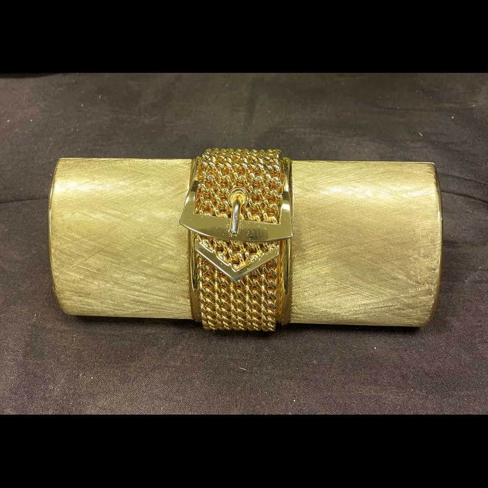 Pirovano Milano Couture Gold Clutch